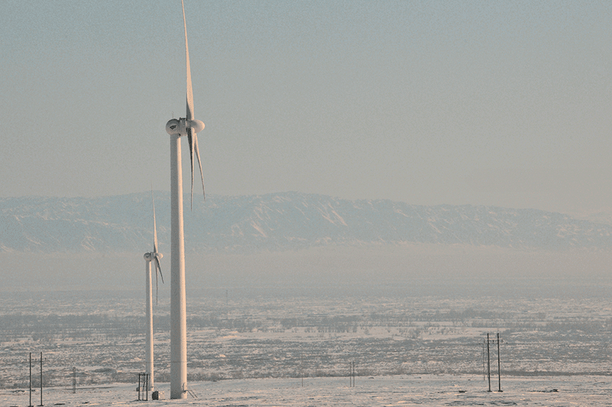Researchers used data from Chinese wind farms operating in similar conditions to the recent big freeze in Texas (pic: LM Wind Power)