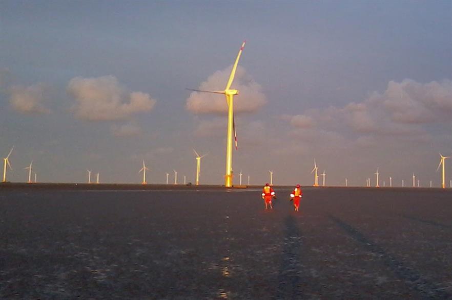 Goldwind has installed 109.5MW offshore to date