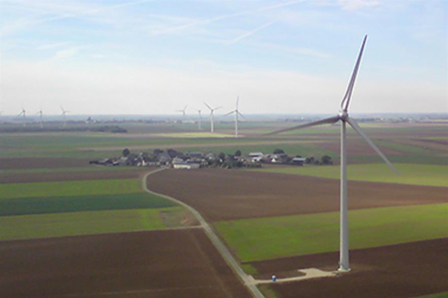 Enercon turbines at Boralex's Grand Camp project in central France