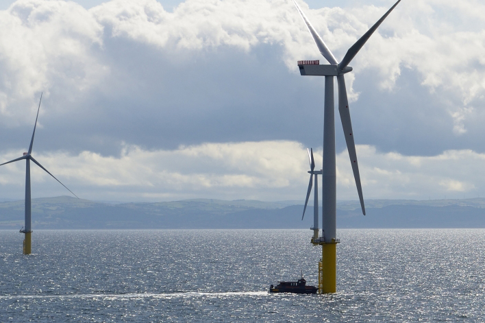 Innogy Renewables UK operates the Gwynt y Mor project off the North Wales coast