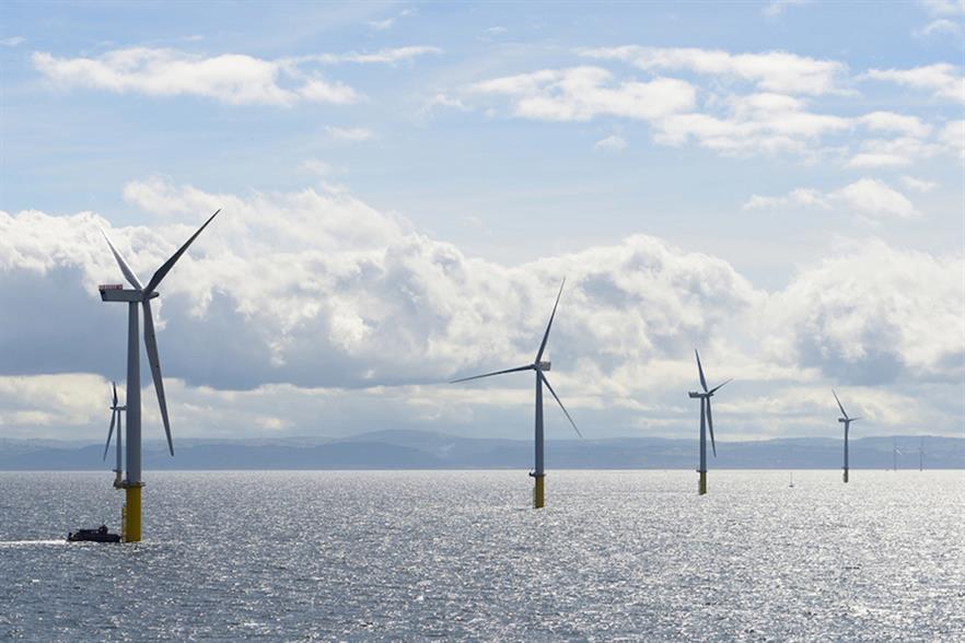 A further 576MW of capacity could be added to the Gwynt y Môr site off the coast of North Wales (pic credit  RWE)