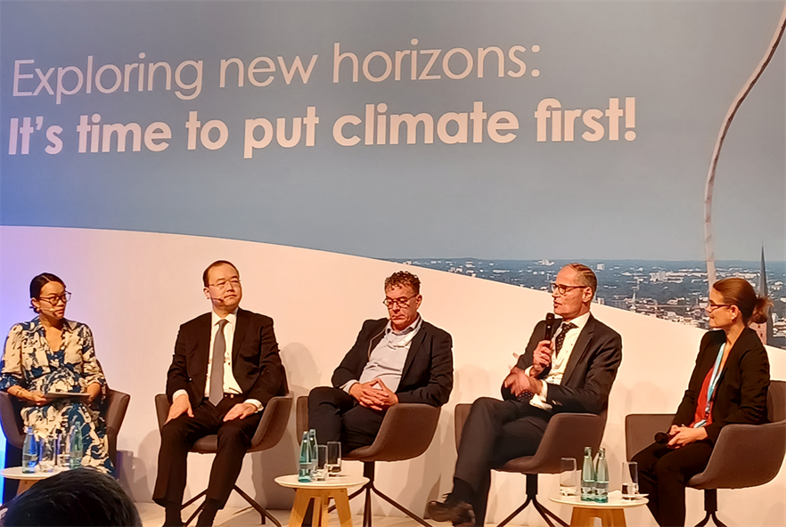 Wind industry leaders discussed what is needed at the upcoming COP27 summit at the WindEnergy Hamburg 2022 conference (pic credit: Craig Richard)