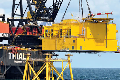 A number of HVDC platforms are installed in the North Sea