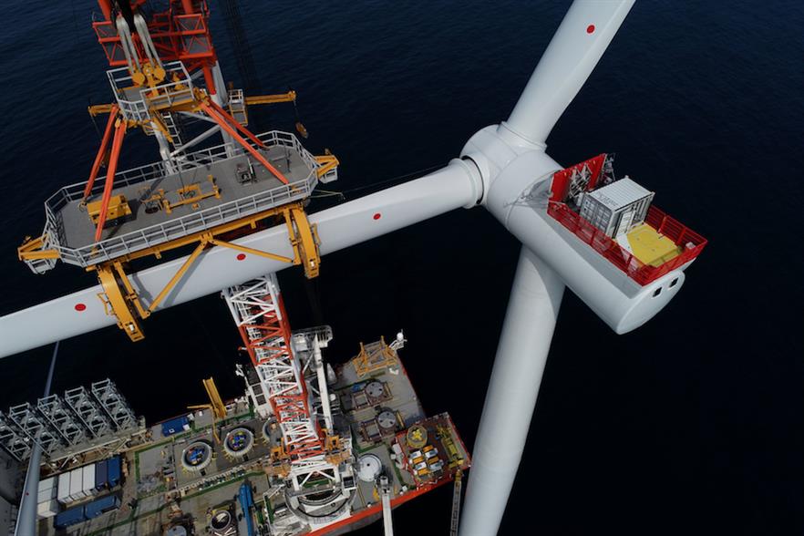 The UK has nearly 10.5GW of operational offshore wind capacity, according to Windpower Intelligence (pic credit: Ørsted)