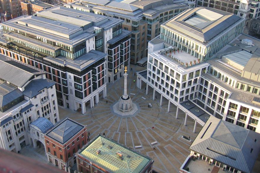 Paternoster Square… Three of 2013’s wind IPOs were listed on the London Stock Exchange