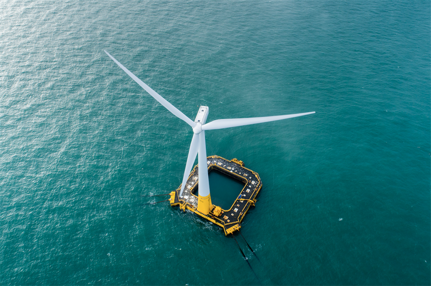 Despite holding its first large-scale offshore wind tender in 2012, France has only installed 2MW of operational offshore wind capacity (pic credit: BW Ideol)