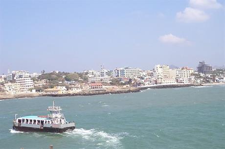 Coast of Tamil Nadu state in the south east of India now earmarked for offshore wind development