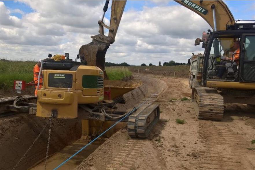 J Murphy & Sons carrying out similar cabling to the work they will undertake for Triton Knoll