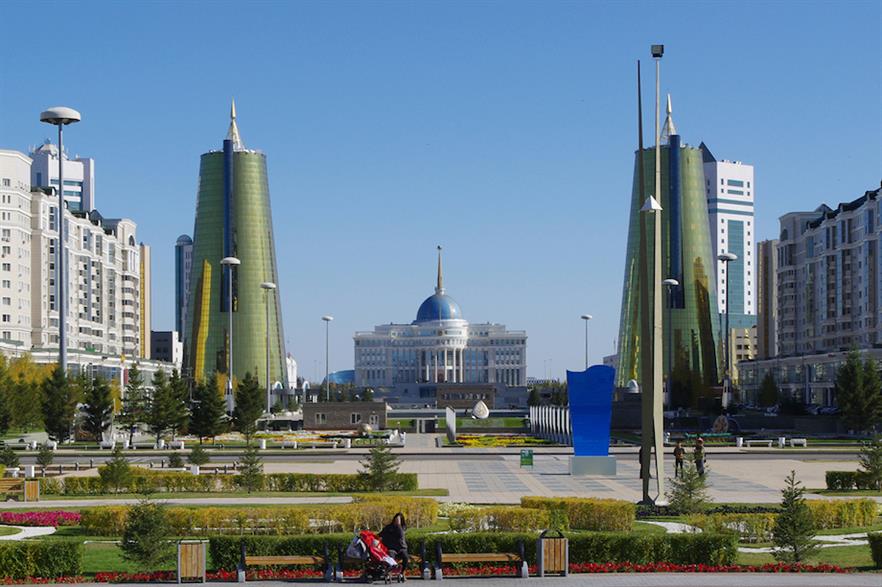 Gel Elektik will build a wind farm in the Kostanay region, west of the capital city of Astana (above)