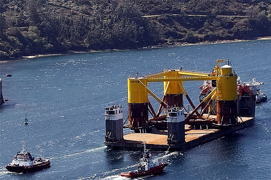 Iberdrola is working on its offshore projects with Spanish suppliers Navantia and Windar, which have produced floating platforms for the Kincardine project currently being installed in Scotland