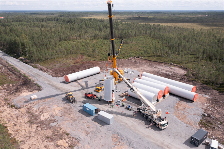 Finland led the way for new turbine orders in Europe during Q3, according to WindEurope (pic credit: OX2)