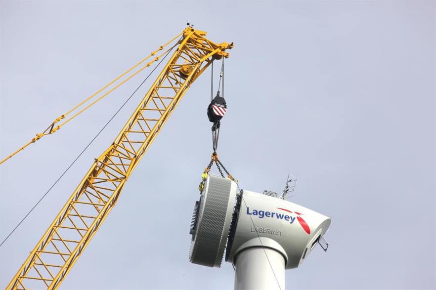 Lagerwey has won its first turbine supply order in Belgium