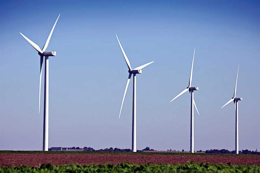 ECO 100-3MW turbines at EDP Renewables' Le Vieux Moulin plant in France