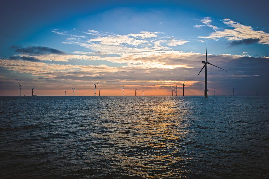 Once completed, Hornsea Project Two will replace the London array site (above) as the UK's largest operational offshore wind farm