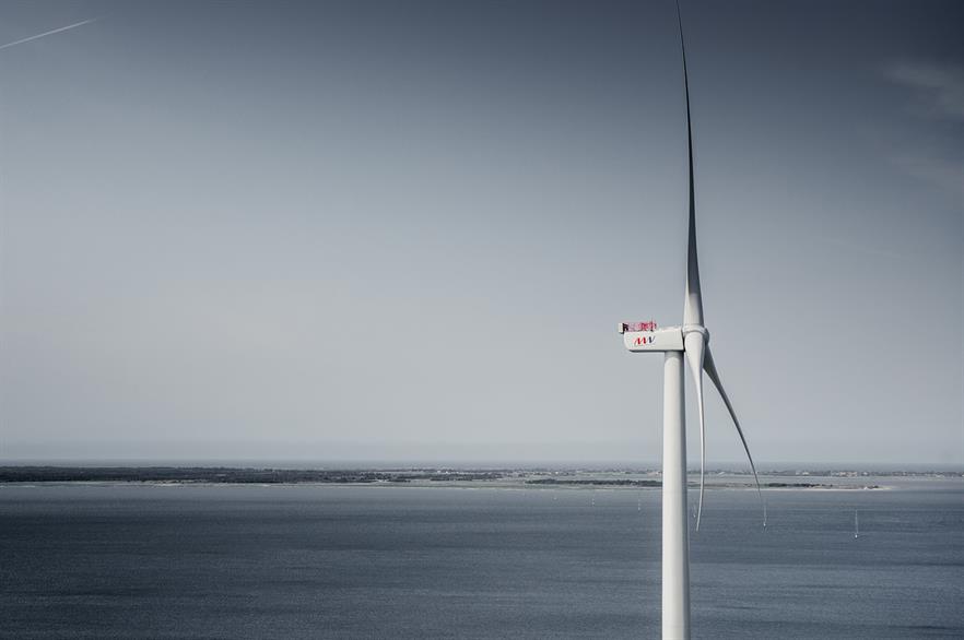 Approximately 90 V164 9.5MW turbines could be installed at Triton Knoll