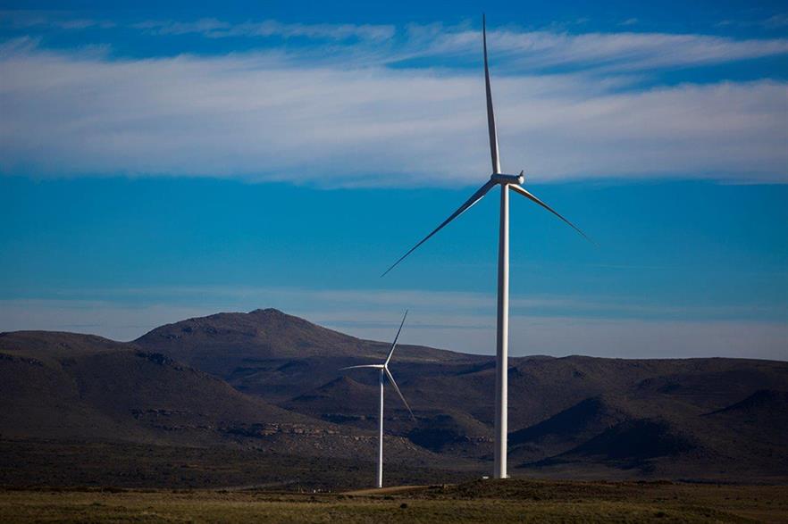 Lekela Power's 80MW Noupoort wind project under construction in South Africa