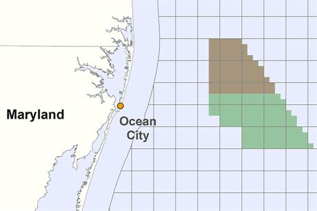 The site off the coast of Maryland will go up for auction on 19 August
