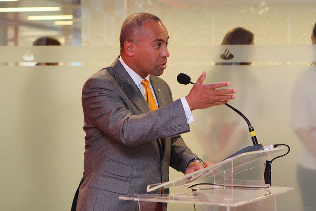 Governor Deval Patrick is looking to learn from UK experience