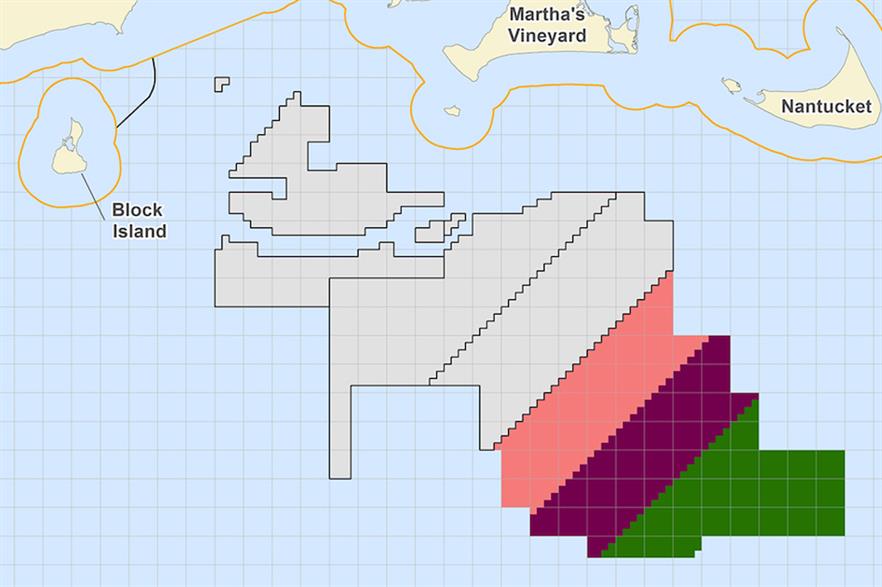 The three lease zones had areas of 521km2, 515km2 and 535km2 (pic credit: BOEM)
