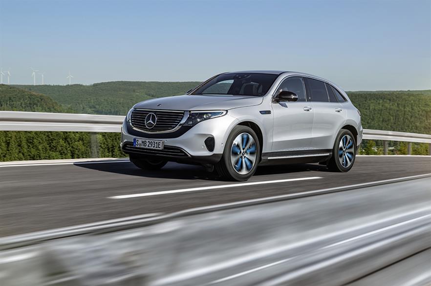 The electricity from the six projects will power Mercedes-Benz’s plant that produces its EQC electric car