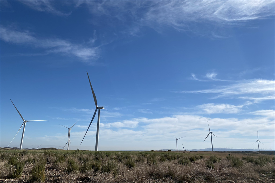 In Spain’s renewables tender in December 2021, wind farms were contracted at about 10% of average Spanish wholesale electricity prices over the past 14 months (pic credit: AEEolica)