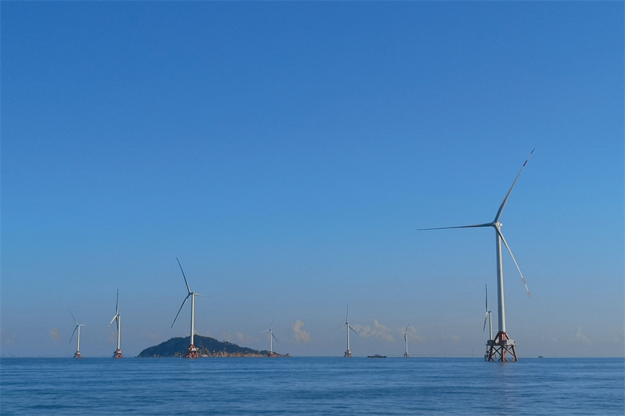 Italy's first offshore project is currently under construction and will use Ming Yang 3MW turbines