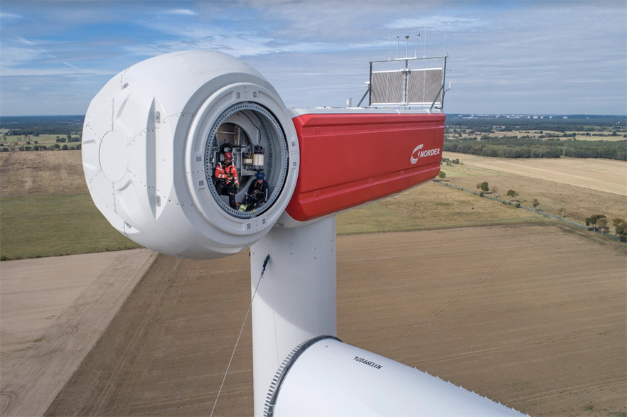 The two wind farms will use 180 Nordex Delta 4000 turbines with a power rating of 5.7MW