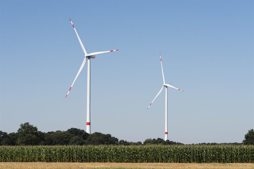 Nordex's AW132/3465 turbines (above) feature in the Ventos da Serra do Mel 4 wind farm