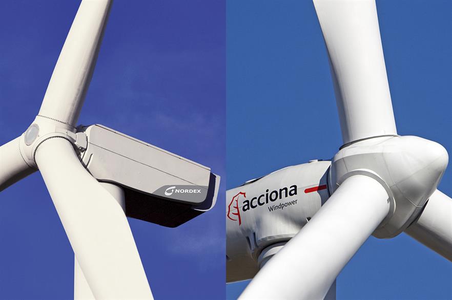 Sales for the Nordex Group - now with Acciona Windpower - were up 35% in H1 2016