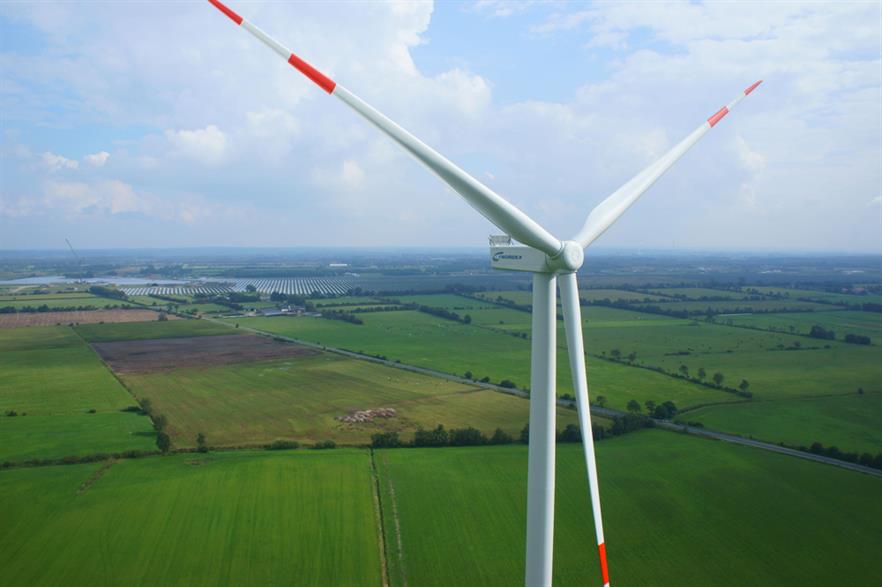 Nordex's N117 3MW turbine will be installed at three of the four projects