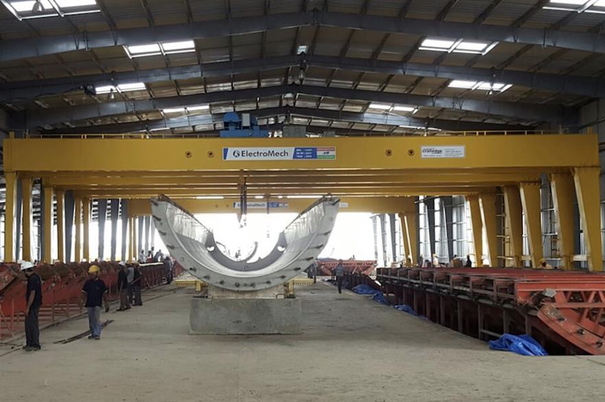 Nordex moved large components from a factory in the south of the country to Piaui site