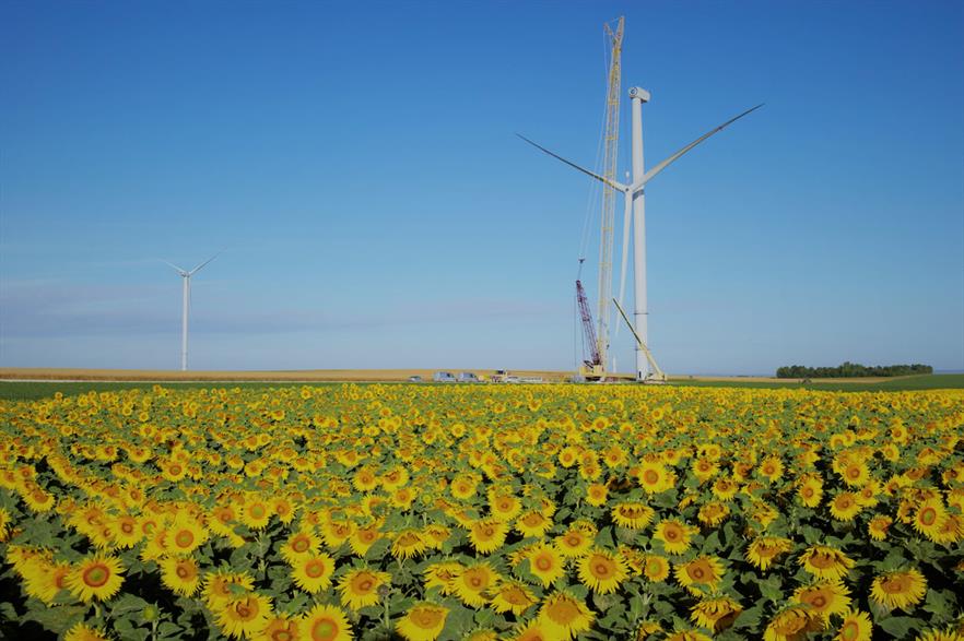 Renewables accounting for 50% of Ukraine's electricity generation by 2030 will require 30GW of wind and solar, according to industry groups (pic credit: Nordex)