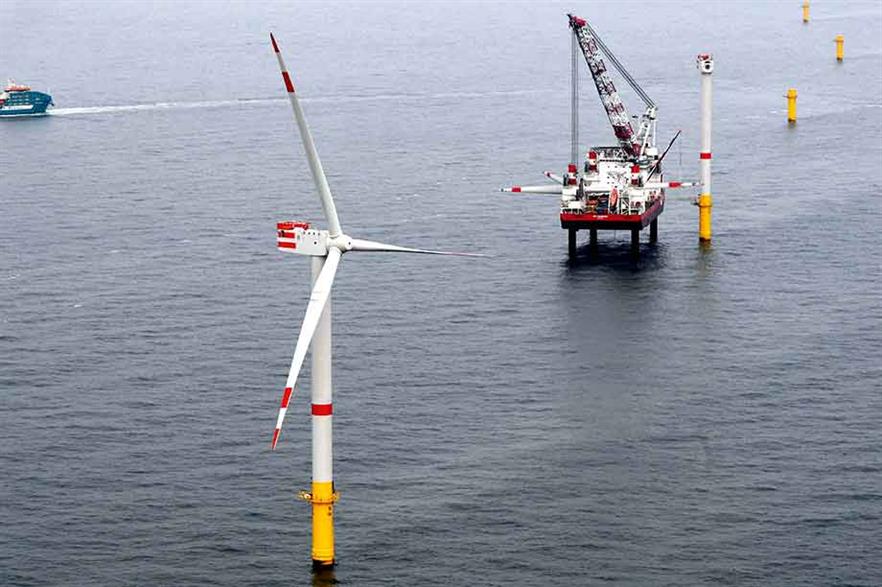 Under construction… The Nordsee One project was awarded under Germany’s feed-in-tariff system (pic: Innogy)
