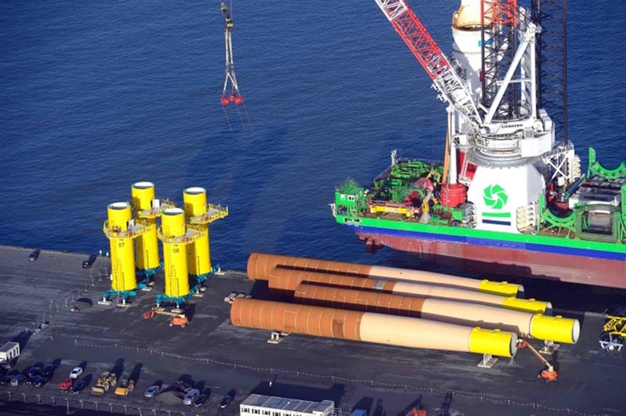 Northland Power and Innogy's Nordsee One offshore wind project is under construction in the German North Sea