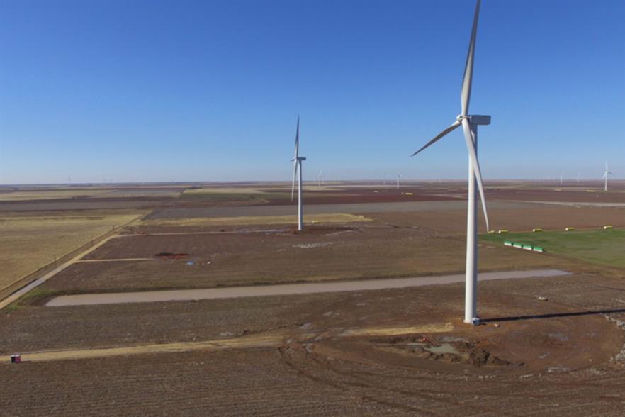 REsurety provided risk analytics enabling a PPA for Apex Clean Energy’s Old Settler wind farm (above) in Texas last year