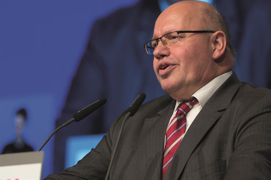 Germany's federal energy minister Peter Altmaier