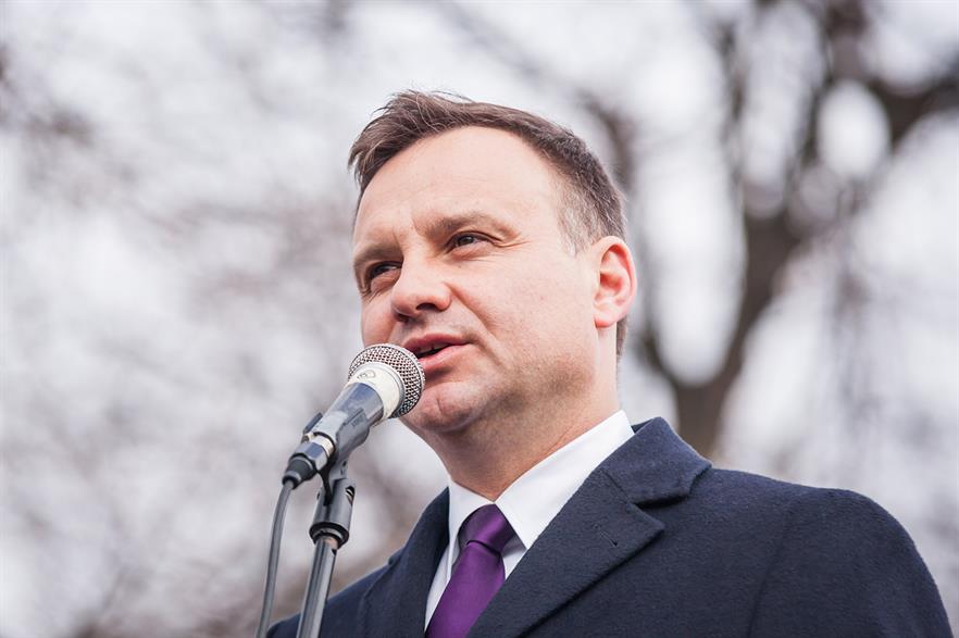 Poland's president: Andrzej Duda of right-wing Law & Justice party