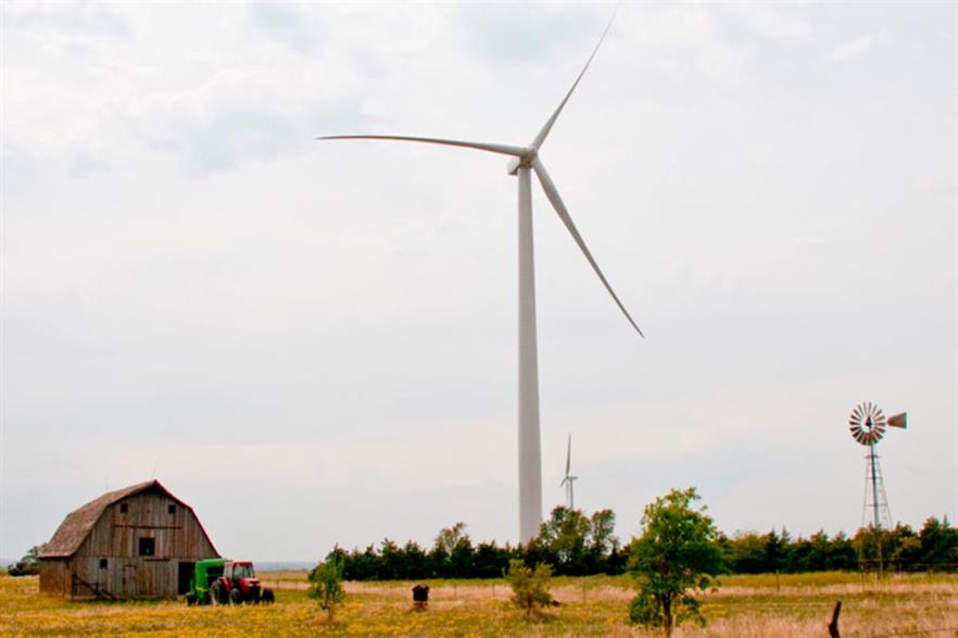 Westar Energy's 201MW Post Rock site in Ellsworth and Lincoln counties in central Kansas