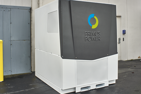 The EnergyPod2 battery system was developed by California-based Primus Power