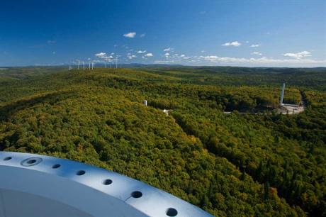 The 128MW Jardin d'Eole project in Quebec