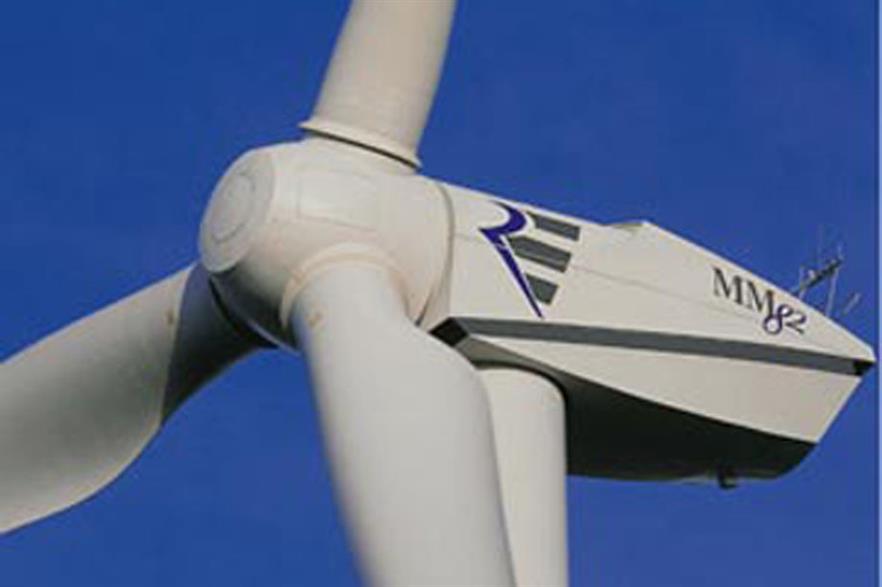 The MM82 will feature on some of the wind farms