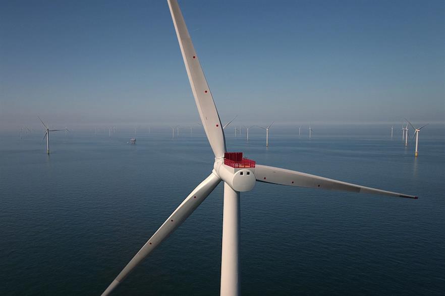 The UK currently has 10.4GW of operational offshore wind capacity, including Ørsted's Race Bank project, according to Windpower Intelligence