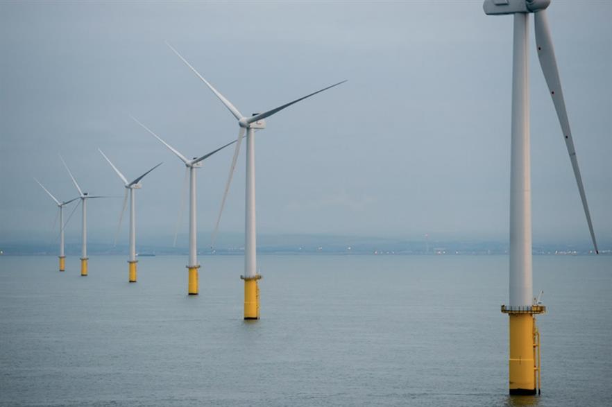 E.on, Macquarie and Enbridge's 400MW Rampion project off the south coast of the UK - the top global offshore market, according to RenewableUK