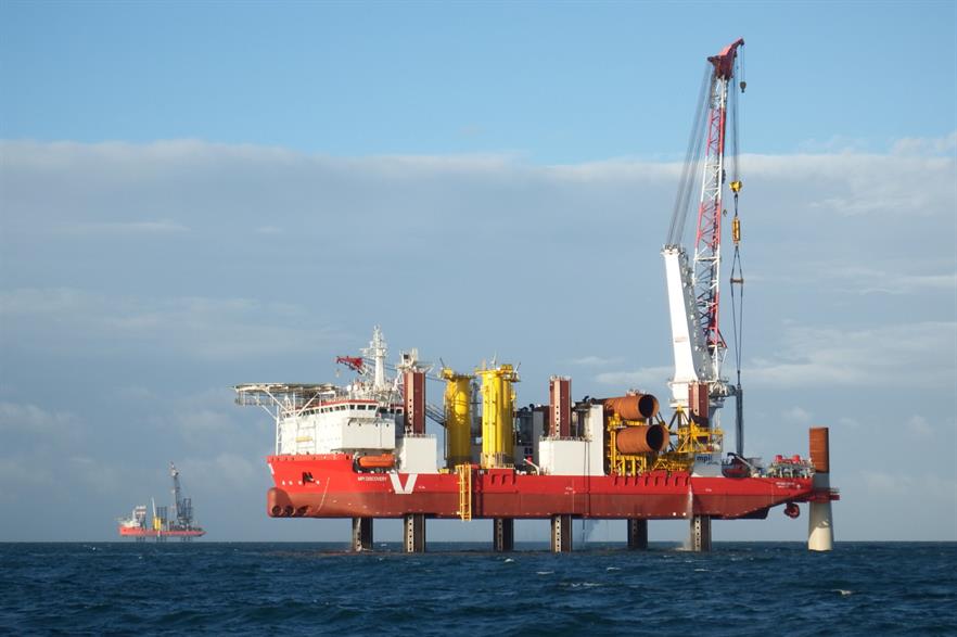 E.on's Rampion offshore wind project is supported by the Green Investment Bank (pic: MPI Offshore)