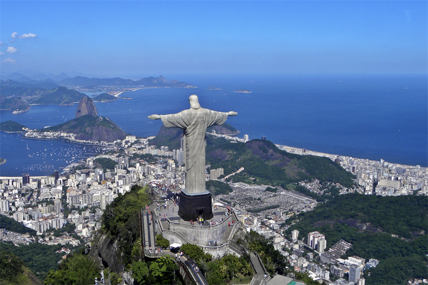 Prumo Logística plans to build a 2GW--plus offshore wind farm off Rio de Janeiro, under the watchful eyes of Christ, The Redeemer (pic credit: Artyom Sharbatyan/Wikimedia Commons)