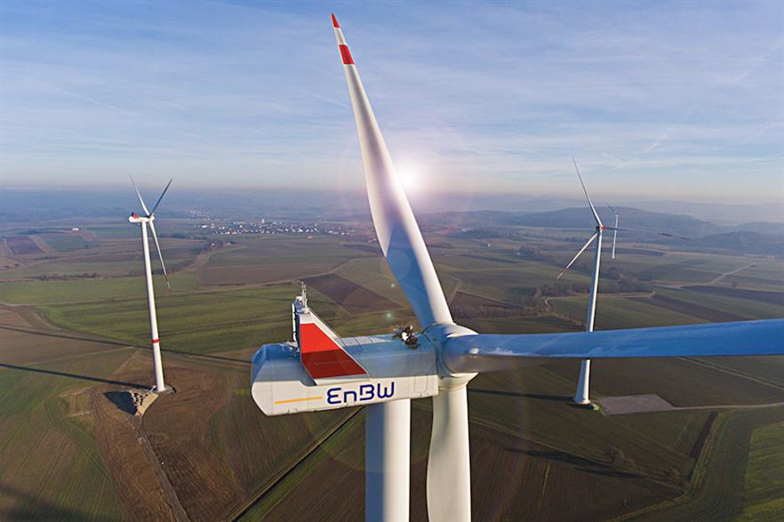 EnBW added 70MW of onshore wind capacity during the first half of 2018