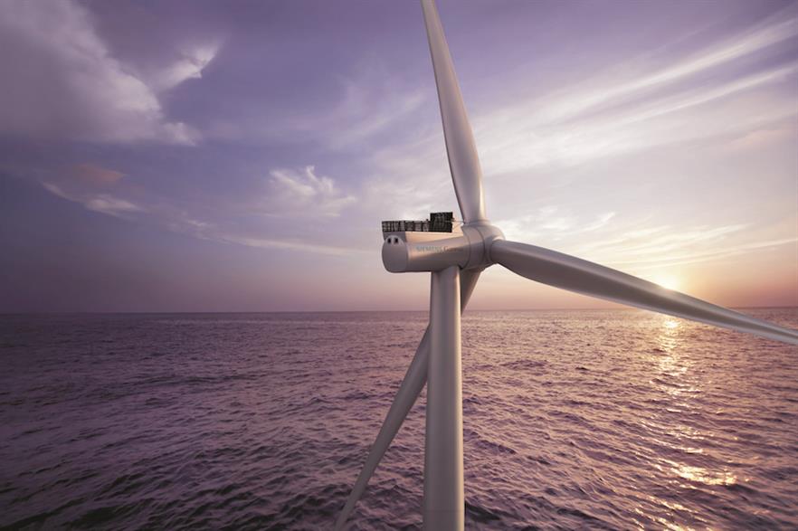 Siemens Gamesa's SG 8.0-167 DD has a rated capacity of 8MW and a rotor with a diameter of 167 metres