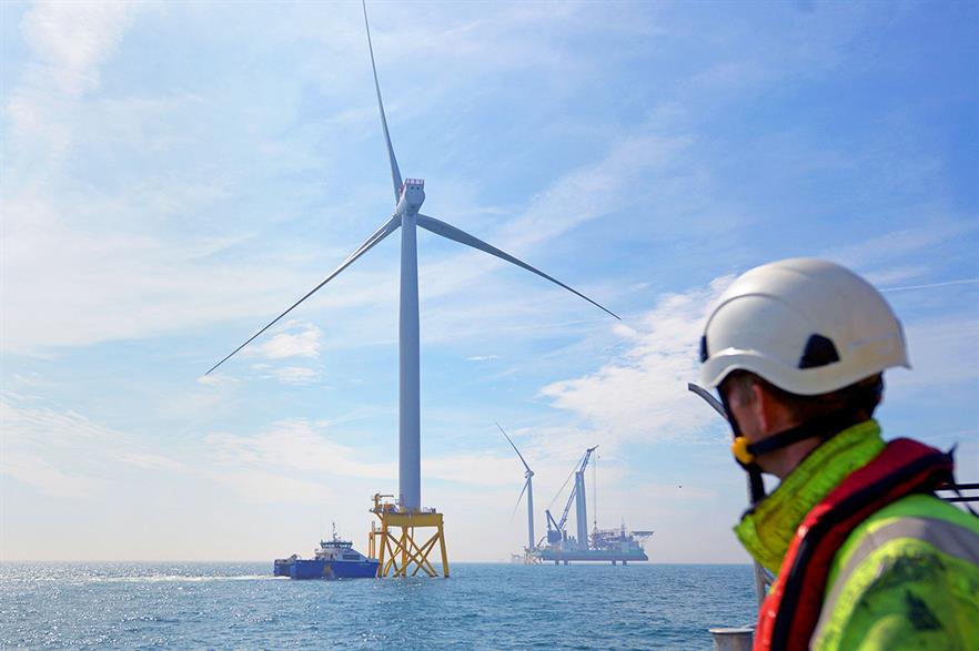 The first turbine was installed at East Anglia One in June 2019 (pic: ScottishPower Renewables)