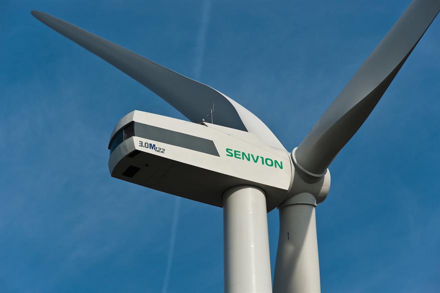 Senvion's 3MW onshore turbine has been marine-adapted for Italy's first offshore project 
