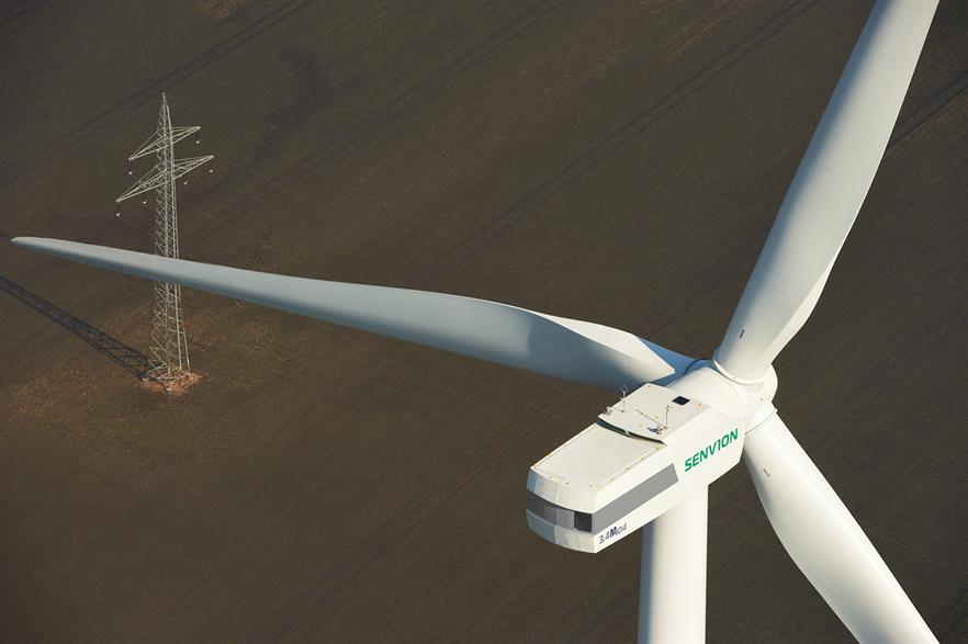Senvion will use 68-metre blades on the 3.4MW turbine